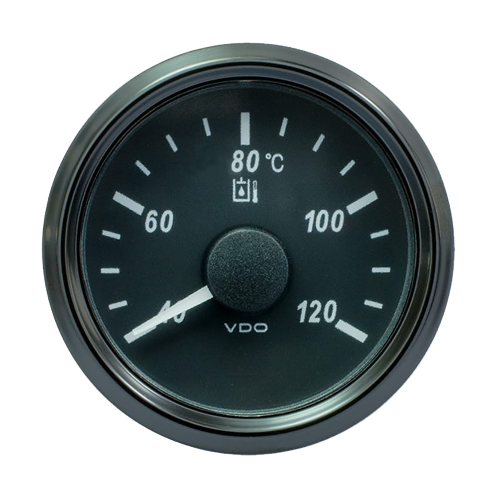 VDO Not Qualified for Free Shipping VDO SingleViu 2-1/16" Hydraulic Oil Temp Gauge 120 C #A2C3833510030