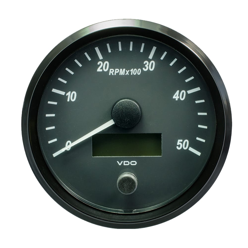 VDO Not Qualified for Free Shipping VDO SingleViu 4" Tachometer 5000 RPM #A2C3832790030