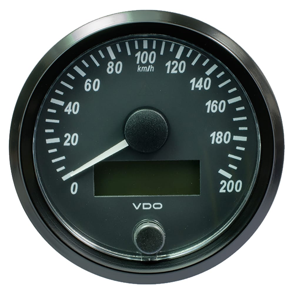 VDO Not Qualified for Free Shipping VDO SingleViu 80mm 3-1/8" Speedometer 200 Km/H #A2C3832940030