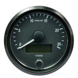 VDO Qualifies for Free Shipping VDO SingleViu 80mm 3-1/8" Tachometer 2500 RPM #A2C3832970030