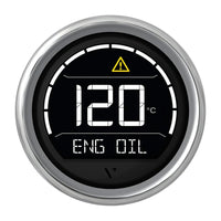 VDO Not Qualified for Free Shipping Veratron VL Digital 52 with Round Chrome Bezel #B00205704