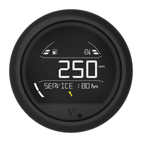 VDO Not Qualified for Free Shipping Veratron VL Digital 85 with Round Black Bezel #B00205802
