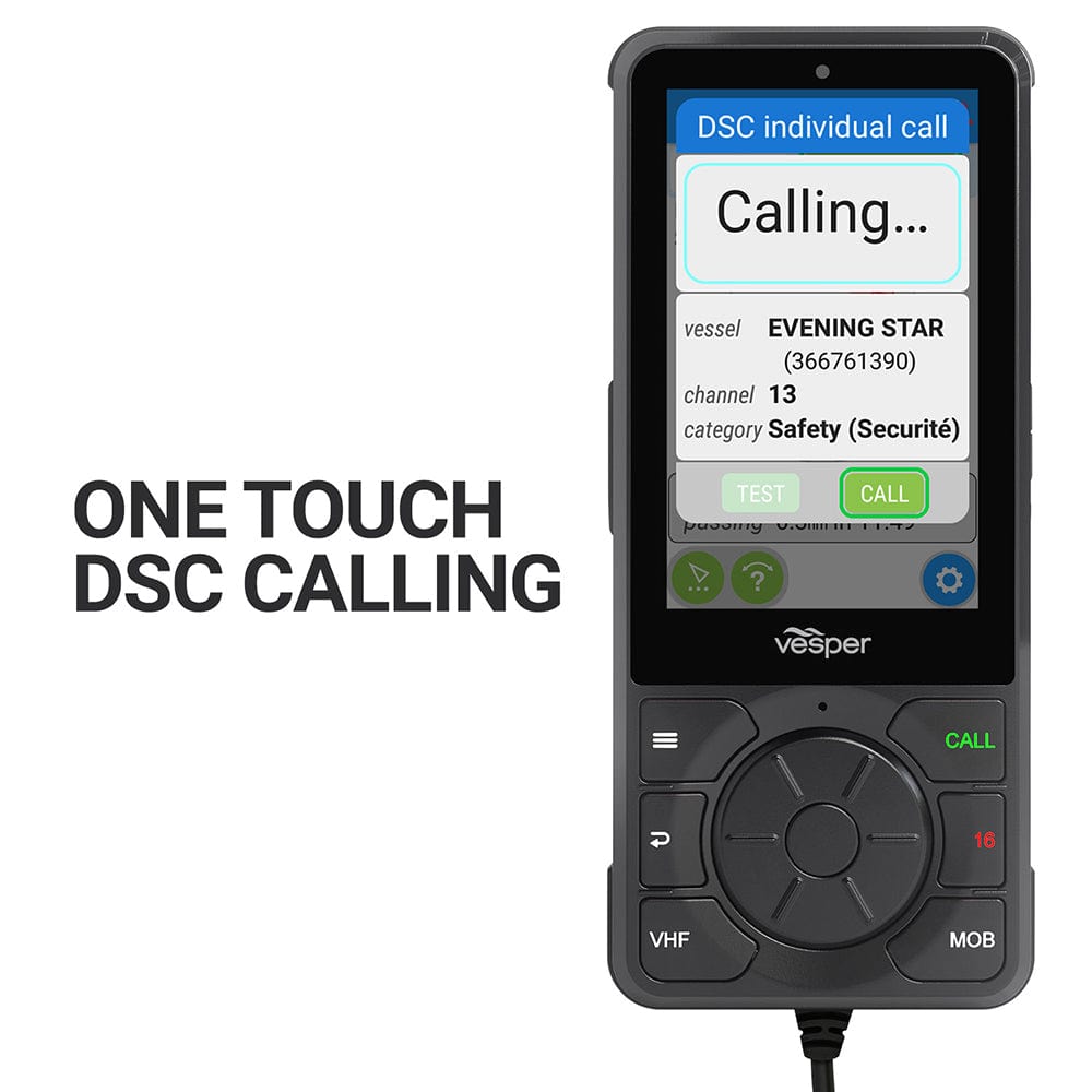 Vesper Marine Qualifies for Free Shipping Vesper Cortex H1 Tethered Handset #010-02816-00