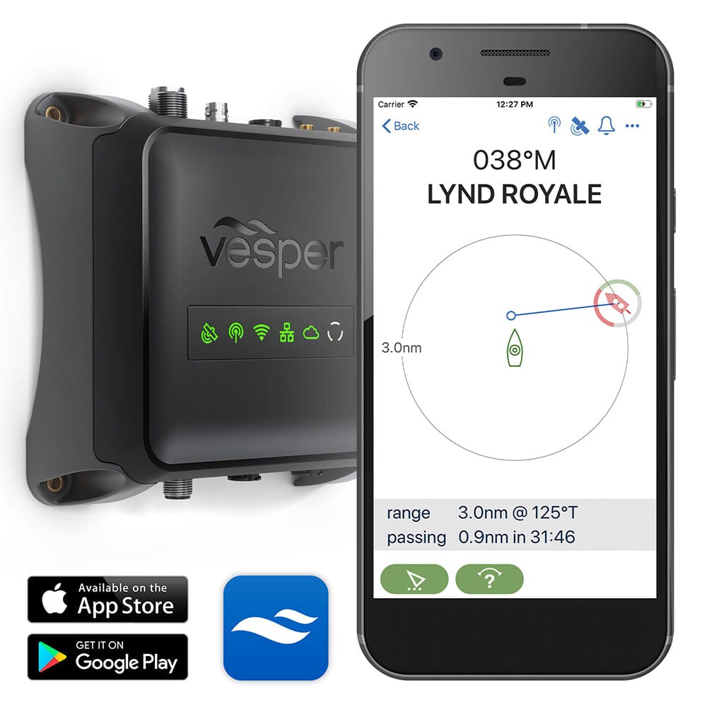 Vesper Marine Qualifies for Free Shipping Vesper Cortex M1 SOTDMA Smart AIS Transponder #010-02815-20