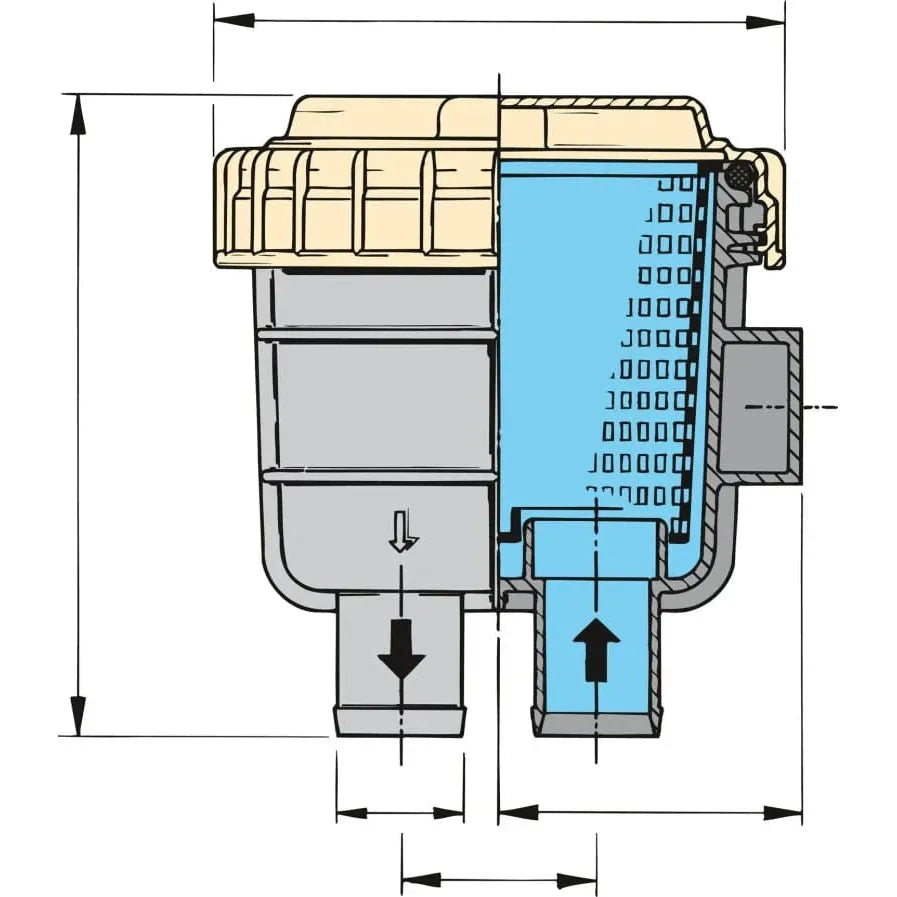 Vetus Qualifies for Free Shipping Vetus 1/4" Cooling Water Strainer #FTR330/32