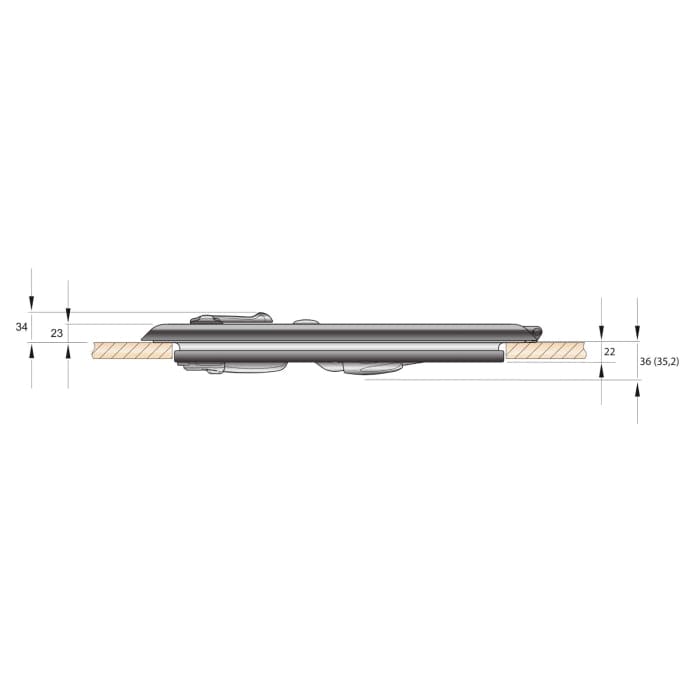 Vetus Qualifies for Free Shipping Vetus Altus Deck Hatch Type 4633 #ALT4633SL