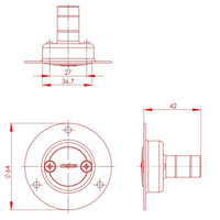 Vetus Qualifies for Free Shipping Vetus Breather Nipple SS 5/8
