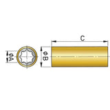 Vetus Qualifies for Free Shipping Vetus Cutlass Rubber Bearing #RL3550PH