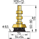 Vetus Qualifies for Free Shipping Vetus Flexible Engine Mount K25 #KSTEUN25V