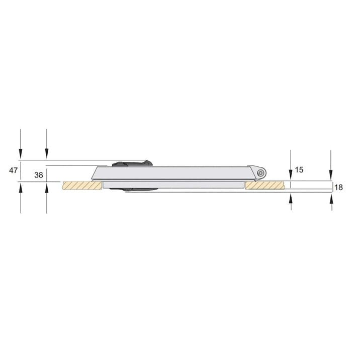 Vetus Qualifies for Free Shipping Vetus Magnus Deck Hatch Type 5038 #MAG5038SL