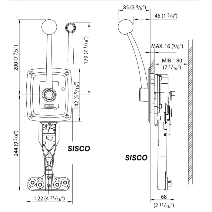 Vetus Qualifies for Free Shipping Vetus Side Mount Engine Control #SISCO