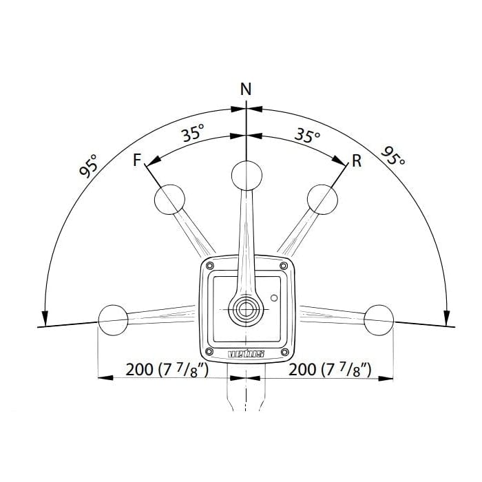 Vetus Qualifies for Free Shipping Vetus Side Mount Engine Control #SISCO
