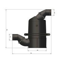 Vetus Qualifies for Free Shipping Vetus Waterlock High Performance 127 In/Out #HPW127