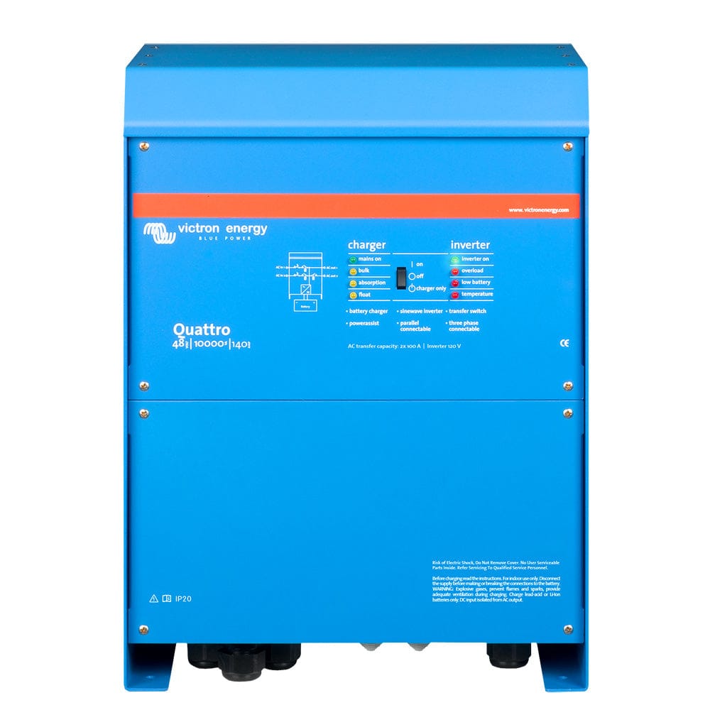 Victron Energy Truck Freight - Not Qualified for Free Shipping Victron Quattro 48/10000 140-100/100 120v Ve Bus #QUA483100300
