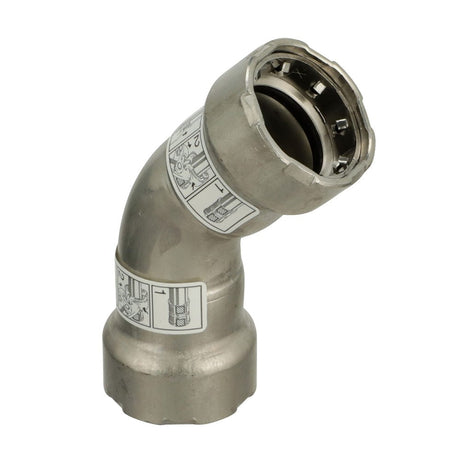 Viega Qualifies for Free Shipping Viega Megapress 316 FKM 1-1/2" 45-Degree Elbow #91775