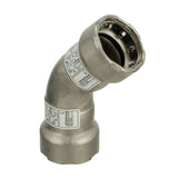 Viega Qualifies for Free Shipping Viega Megapress 316 FKM 1-1/4" 45-Degree Elbow #91770