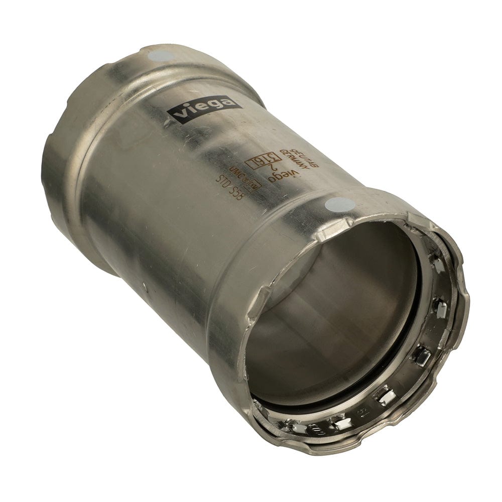 Viega Qualifies for Free Shipping Viega Megapress 316 FKM 1/2" Slip Coupling without Stop #91290