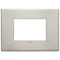 Vimar Qualifies for Free Shipping Vimar Eikon EXE 3-Module Plate Brushed Nickel #VM22653.11