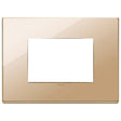 Vimar Qualifies for Free Shipping Vimar Eikon EXE 3-Module Plate Gold #VM22653.82