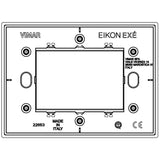 Vimar Qualifies for Free Shipping Vimar Eikon EXE Plate 3-Module Metal Anthracite Grey #VM22653.03