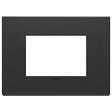 Vimar Qualifies for Free Shipping Vimar Eikon EXE Plate 3-Module Metal Anthracite Grey #VM22653.03