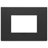 Vimar Qualifies for Free Shipping Vimar Eikon EXE Plate 3-Module Metal Anthracite Grey #VM22653.03