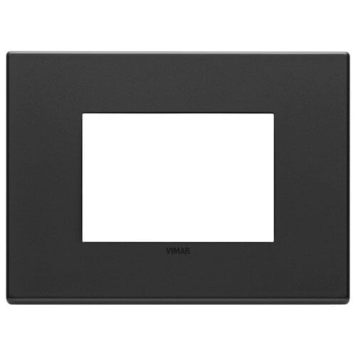 Vimar Qualifies for Free Shipping Vimar Eikon EXE Plate 3-Module Metal Anthracite Grey #VM22653.03