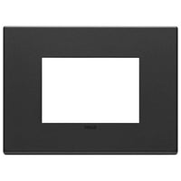 Vimar Qualifies for Free Shipping Vimar Eikon EXE Plate 3-Module Metal Anthracite Grey #VM22653.03