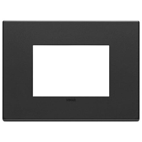Vimar Qualifies for Free Shipping Vimar Eikon EXE Plate 3-Module Metal Anthracite Grey #VM22653.03