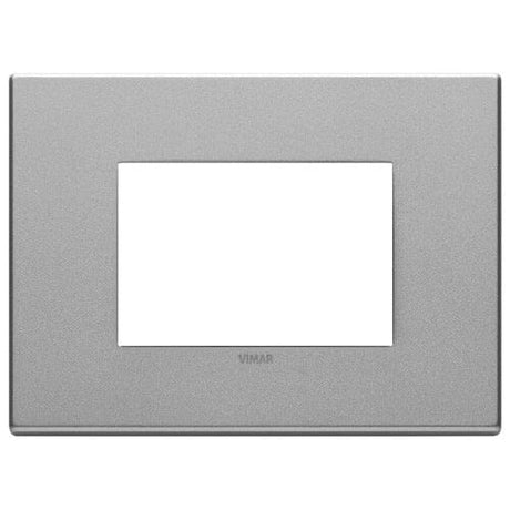 Vimar Qualifies for Free Shipping Vimar Eikon EXE Plate 3-Module Metal Matte Silver #VM22653.02