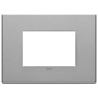 Vimar Qualifies for Free Shipping Vimar Eikon EXE Plate 3-Module Metal Matte Silver #VM22653.02