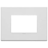 Vimar Qualifies for Free Shipping Vimar Eikon EXE Plate 3-Module Metal Matte White #VM22653.01
