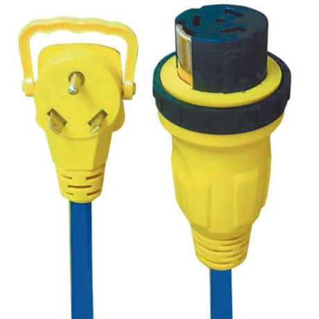 Voltec Qualifies for Free Shipping Voltec E-ZEEGRIP Locking Adapter 10/3 30a M 50A F 2' #16-00591