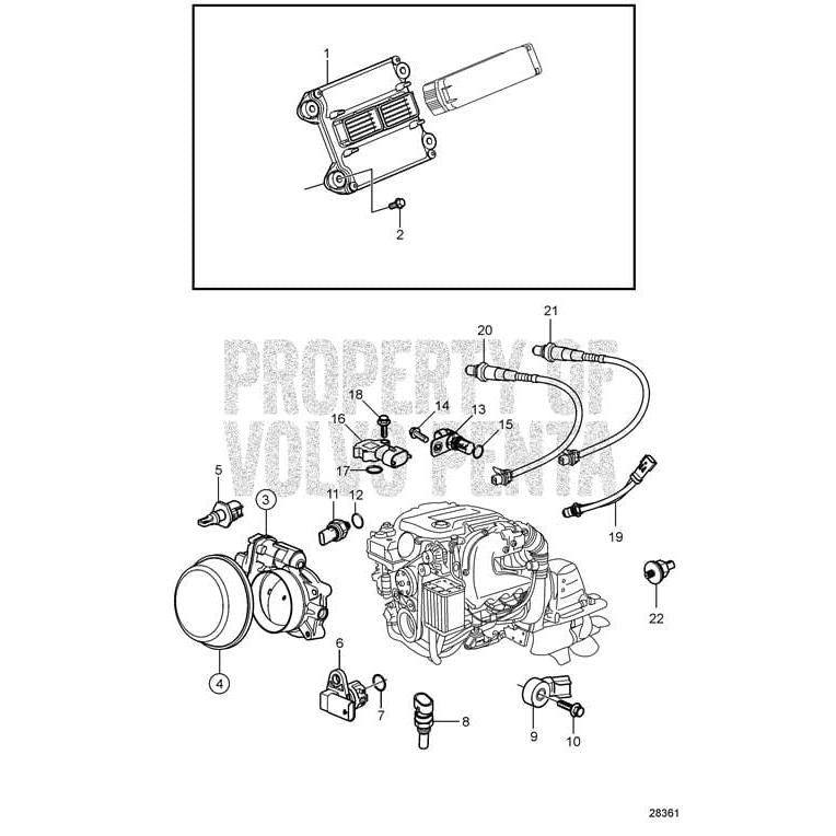 Volvo Penta Qualifies for Free Shipping Volvo Penta Coolant Water Temperature Sensor #22414299