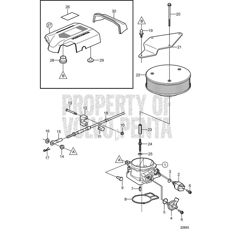Volvo Penta 3861747 Motor Covers | FirstChoiceMarine.com – First Choice ...