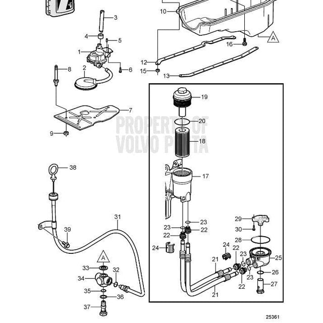 Volvo Penta Qualifies for Free Shipping Volvo Penta Dipstick Tube #21369039