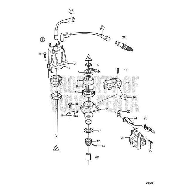 Volvo Penta Qualifies for Free Shipping Volvo Penta Distributor Mounting Gasket #3852660