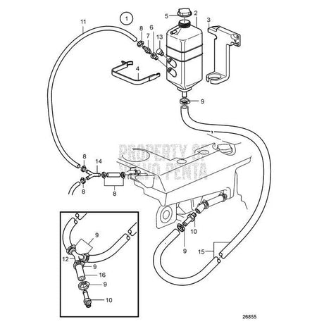 Volvo Penta Qualifies for Free Shipping Volvo Penta Expansion Tank #844062