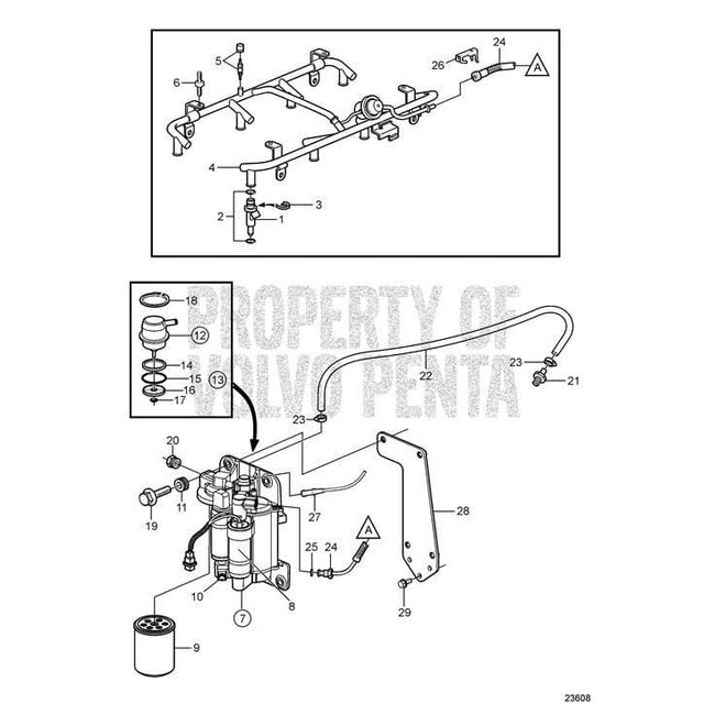 Volvo Penta Qualifies for Free Shipping Volvo Penta Fuel Valve #3857698