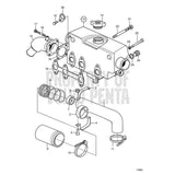 Volvo Penta Qualifies for Free Shipping Volvo Penta Heat Exchanger Housing #3581926