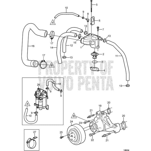 Volvo Penta Qualifies for Free Shipping Volvo Penta Hose #3861740