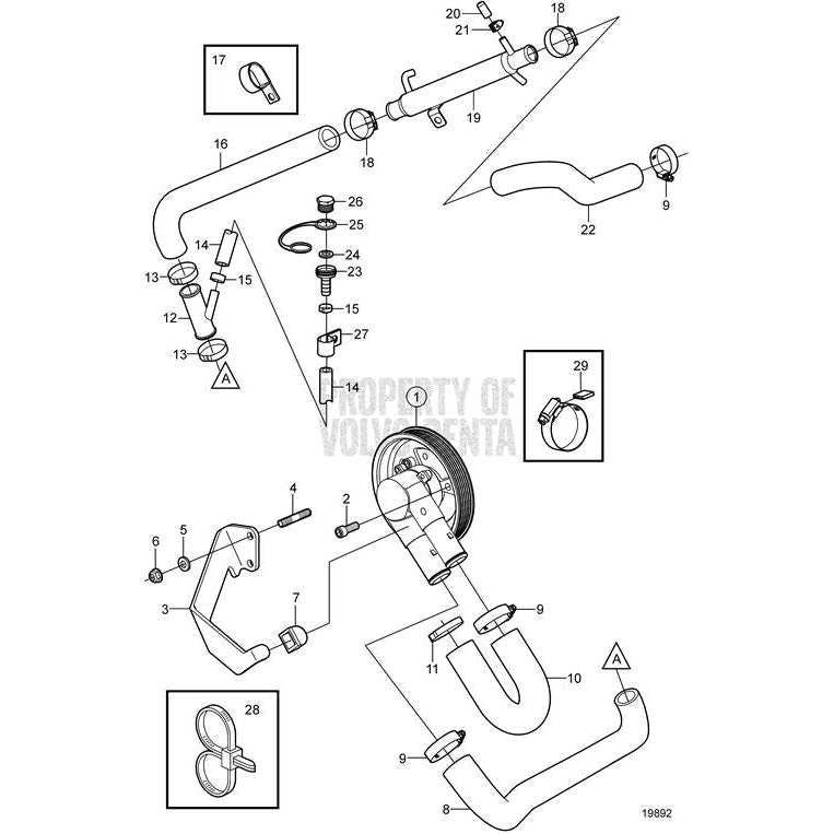Volvo Penta Qualifies for Free Shipping Volvo Penta Hose #3862650