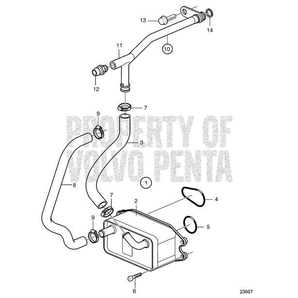 Volvo Penta Qualifies for Free Shipping Volvo Penta Oil Cooler Kit #3888133