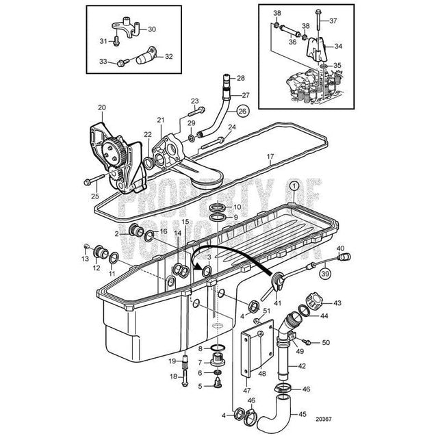 Volvo Penta Qualifies for Free Shipping Volvo Penta Sealing Strip #20532272