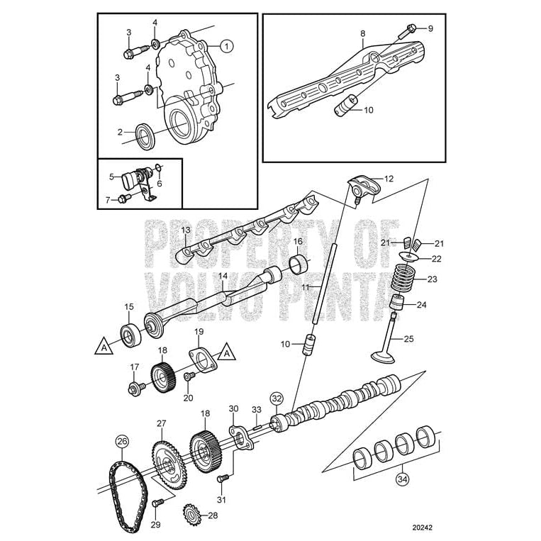 Volvo Penta Qualifies for Free Shipping Volvo Penta Timing Cover #21180065