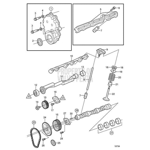 Volvo Penta Qualifies for Free Shipping Volvo Penta Timing Gear Cover #3859023