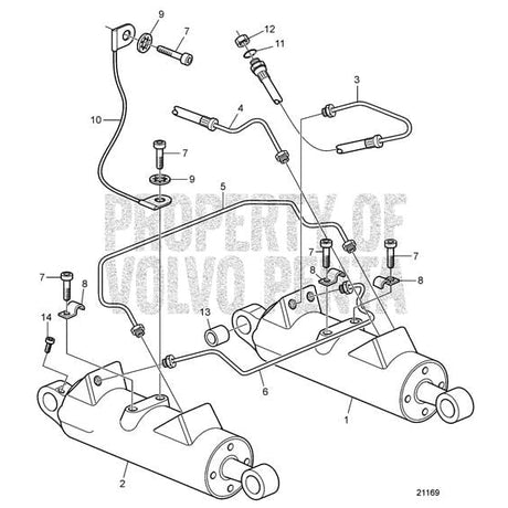 Volvo Penta Qualifies for Free Shipping Volvo Penta Trim Cylinder #22121309
