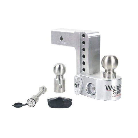 Weigh Safe Qualifies for Free Shipping Weigh Safe Adjustable Trailer Hitch 6" Drop for 2.5" Receiver & WS05 #WS6-2.5-KA