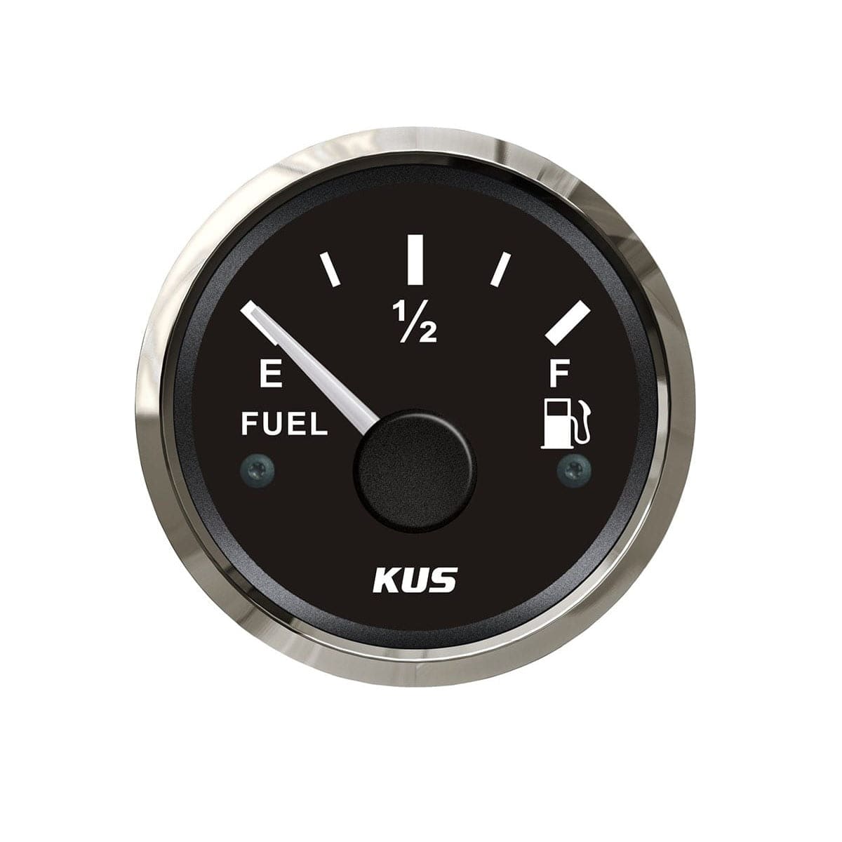 Wema Qualifies for Free Shipping Wema 2" Fuel Level Gauge Black Stainless Steel #JMV00044