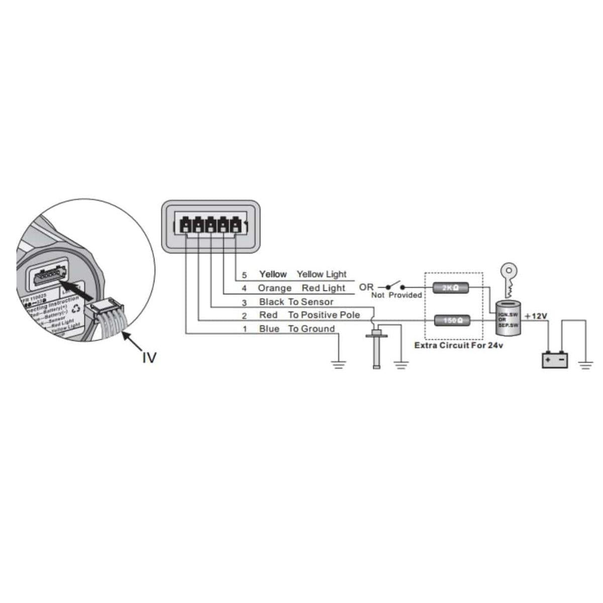 Wema Qualifies for Free Shipping Wema White Face Stainless Bezel CPGR-WS Holding Tank Gauge #JMV00004